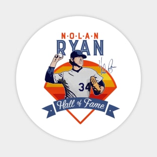 Nolan Ryan Houston Fame Hou Magnet